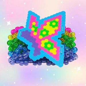 Butterfly Perler Kandi Cuff